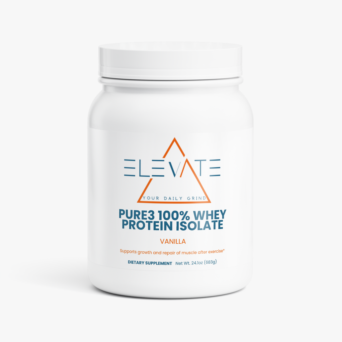 Pure3 100% Whey Protein Isolate (Vanilla)