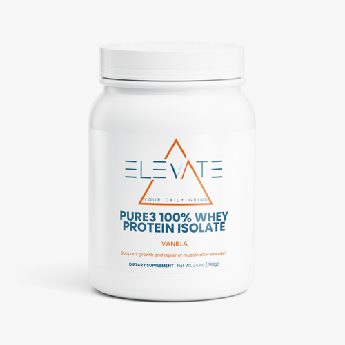 Pure3 100% Whey Protein Isolate (Vanilla)